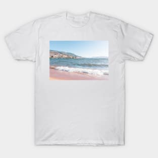 Sandy Beach and Waves in Summer - Skaha Lake T-Shirt